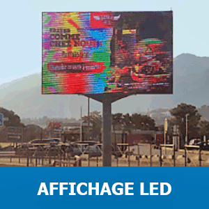 In Piazza communication affichage led